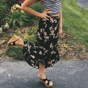 Floral Maxi Skirt